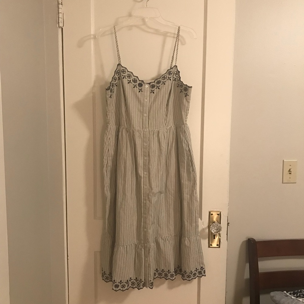 Madewell Pinstriped Dress!